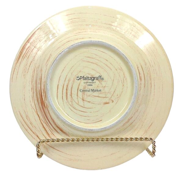 Pfaltzgraff Central Market Artichoke Pattern Ceramic Salad or Dessert Plate 8" - Picture 2 of 5